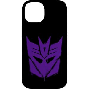 imageiPhone 16 Transformers Purple Graffiti Decepticon Logo CaseiPhone 14