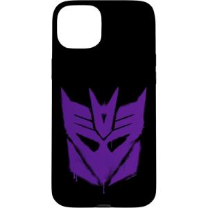 imageiPhone 16 Transformers Purple Graffiti Decepticon Logo CaseiPhone 15 Plus