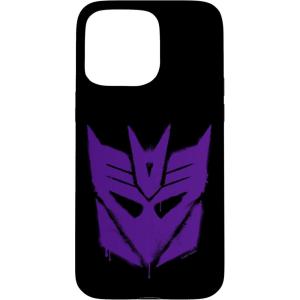imageiPhone 16 Transformers Purple Graffiti Decepticon Logo CaseiPhone 15 Pro Max