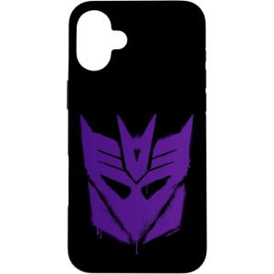 imageiPhone 16 Transformers Purple Graffiti Decepticon Logo CaseiPhone 16 Plus