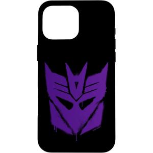 imageiPhone 16 Transformers Purple Graffiti Decepticon Logo CaseiPhone 16 Pro Max