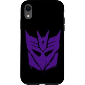 imageiPhone 16 Transformers Purple Graffiti Decepticon Logo CaseiPhone XR