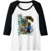 imageTransformers Rise of the Beasts Optimus Primal Urban Style Raglan Baseball TeeBlackWhite