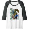 imageTransformers Rise of the Beasts Optimus Primal Urban Style Raglan Baseball TeeDark Heather GreyWhite