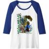 imageTransformers Rise of the Beasts Optimus Primal Urban Style Raglan Baseball TeeRoyal BlueWhite
