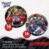 imageTreasures Gifted Officially Licensed Transformers Party Supplies  Serves 16 Guests  Dinnerware Starter Set Transformers Birthday Party Supplies  Transformers Party Decorations  Plates and NapkinsServes 32