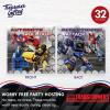 imageTreasures Gifted Officially Licensed Transformers Party Supplies  Serves 16 Guests  Dinnerware Starter Set Transformers Birthday Party Supplies  Transformers Party Decorations  Plates and NapkinsServes 32