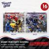 imageTreasures Gifted Officially Licensed Transformers Party Supplies  Serves 16 Guests  Dinnerware Starter Set Transformers Birthday Party Supplies  Transformers Party Decorations  Plates and NapkinsServes 16