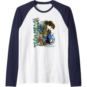 imageTransformers Rise of the Beasts Optimus Primal Urban Style Raglan Baseball TeeNavy BlueWhite
