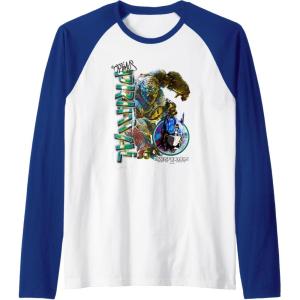 imageTransformers Rise of the Beasts Optimus Primal Urban Style Raglan Baseball TeeRoyal BlueWhite