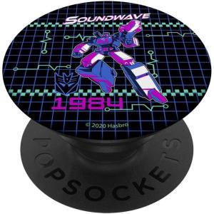 imageTransformers Soundwave 1984 Grid PopSockets MagSafe PopGrip for iPhoneStandard