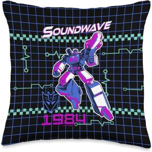 imageTransformers Soundwave 1984 Retro Throw Pillow16x16