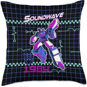 imageTransformers Soundwave 1984 Retro Throw Pillow18x18