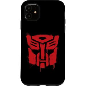 imageiPhone 16 Transformers Red Drip Autobot Big Face CaseiPhone 11