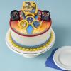 imageDecoSet Transformers Autobot Battle Cake Topper 6Piece Interactive Set of Transformer Decorations and Supplies for Party Cakes