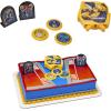 imageDecoSet Transformers Autobot Battle Cake Topper 6Piece Interactive Set of Transformer Decorations and Supplies for Party Cakes
