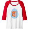 imageTransformers Autobot Egg Happy Easter Raglan Baseball TeeRedWhite