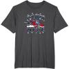 imageTransformers Ive Been Nice Optimus Prime Portrait TShirtDark Heather Grey