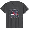 imageTransformers Ive Been Nice Optimus Prime Portrait TShirtDark Heather Grey