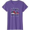 imageTransformers Ive Been Nice Optimus Prime Portrait TShirtPurple Heather