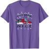 imageTransformers Ive Been Nice Optimus Prime Portrait TShirtPurple Heather