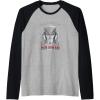 imageTransformers Megatron Good To Be Bad Raglan Baseball TeeBlackAthletic Heather