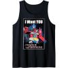 imageTransformers Optimus Prime I Want You Retro Poster Tank TopBlack