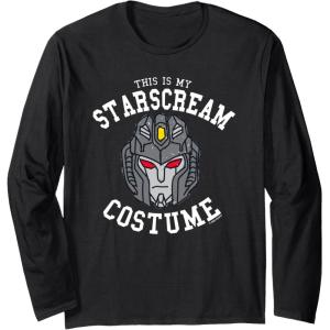 imageTransformers Halloween This Is My Starscream Costume Long Sleeve TShirtBlack