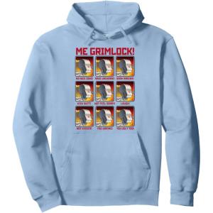 imageTransformers Me Grimlock Emotions Pullover HoodieDusty Blue