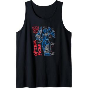 imageTransformers Optimus Prime Running Doodle Tank TopBlack
