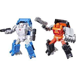 imageTransformers Generations War for Cybertron Golden Disk Collection Chapter 1 Autobot Road Ranger and Autobot Puffer Ages 8 and Up 55inch