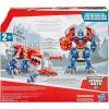 imageTransformers Rescue Bots Knight Watch Optimus Prime Playskool Heroes Action Figure Toy Amazon Exclusive