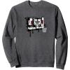 imageTransformers Soundwave Tape Cassette Player Form Graffiti SweatshirtDark Heather Grey