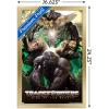 imageHasbro Transformers Rise of the Beasts  Maximals Wall Poster 34Lquot x 224Wquot Mahogany Framed VersionGold Framed Version