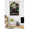 imageHasbro Transformers Rise of the Beasts  Maximals Wall Poster 34Lquot x 224Wquot Mahogany Framed VersionGray Framed Version