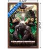 imageHasbro Transformers Rise of the Beasts  Maximals Wall Poster 34Lquot x 224Wquot Mahogany Framed VersionMahogany Framed Version