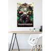 imageHasbro Transformers Rise of the Beasts  Maximals Wall Poster 34Lquot x 224Wquot Mahogany Framed VersionPremium Poster  Mount Bundle