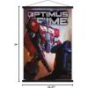 imageTrends International Hasbro Transformers  Optimus Prime Wall Poster 2237quot x 3400quot Print and Beechwood Hanger BundlePrint and Black Hanger Bundle