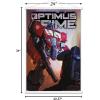 imageTrends International Hasbro Transformers  Optimus Prime Wall Poster 2237quot x 3400quot Print and Beechwood Hanger BundlePrint and White Hanger Bundle