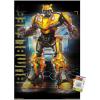imageTrends International Hasbro Transformers Bumblebee  Glitch Wall Poster 2237quot x 3400quot Premium Poster ampamp Push Pin Bundle34L x 224W