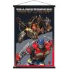 imageTrends International Hasbro Transformers Rise of the Beasts  Optimus Prime vs Scourge Wall Poster 2237quot x 3400quot Premium Print and Beechwood Hanger BundlePremium Print and Black Hanger Bundle