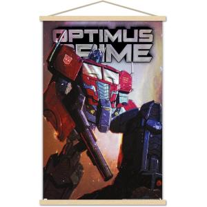 imageTrends International Hasbro Transformers  Optimus Prime Wall Poster 2237quot x 3400quot Print and Beechwood Hanger BundlePrint and Beechwood Hanger Bundle