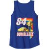 imageTransformers Bumblebee 84 Retro Rainbow Stripe Tank TopRoyal Blue