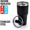 imageTransformers Bumblebee Stainless Steel Tumbler 30 oz Coffee Travel Cup Vacuum Insulated ampamp Double Wall with Leakproof Sliding Lid