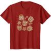 imageTransformers Christmas Gingerbread Cookies TShirtCranberry Red
