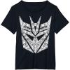 imageTransformers Decepticons Detailed Logo TShirtBlack