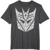 imageTransformers Decepticons Detailed Logo TShirtDark Heather Grey