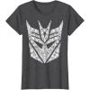 imageTransformers Decepticons Detailed Logo TShirtDark Heather Grey