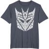 imageTransformers Decepticons Detailed Logo TShirtHeather Blue