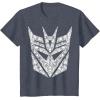 imageTransformers Decepticons Detailed Logo TShirtHeather Blue